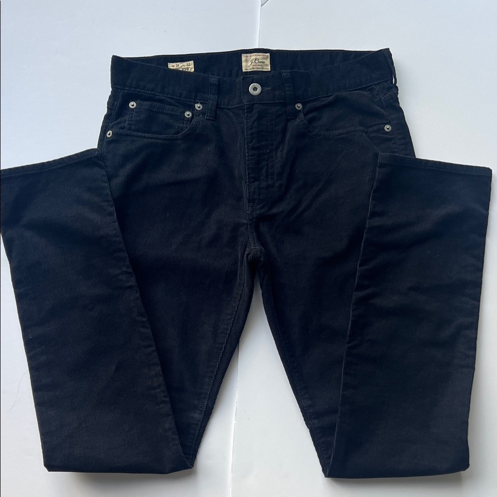 J Crew Black Courderoy Pants (W31 L32)